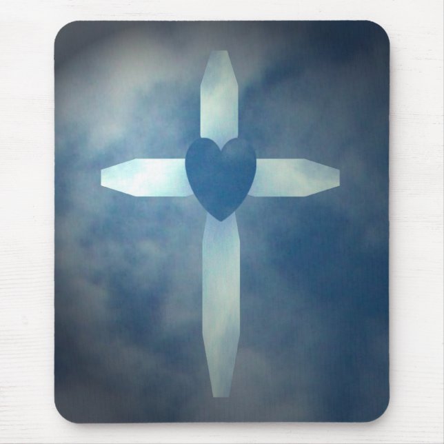 Tapis De Souris Bleu vrai (Devant)