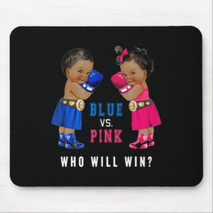 Tapis De Souris Bleu Vs Pink Ethnic Boxie Babies Genre Révélation
