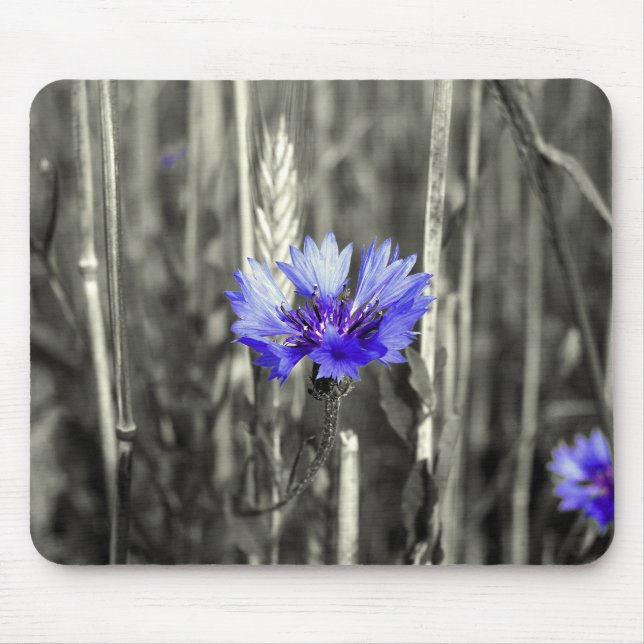 Tapis De Souris Bleuet bleu (Devant)