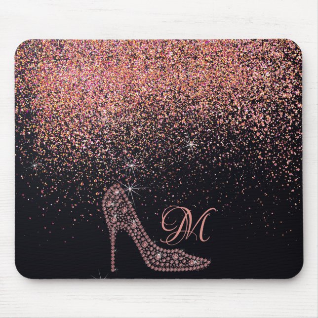 Tapis De Souris Bling Sparkle Diamond Parties scintillant High Heu (Devant)