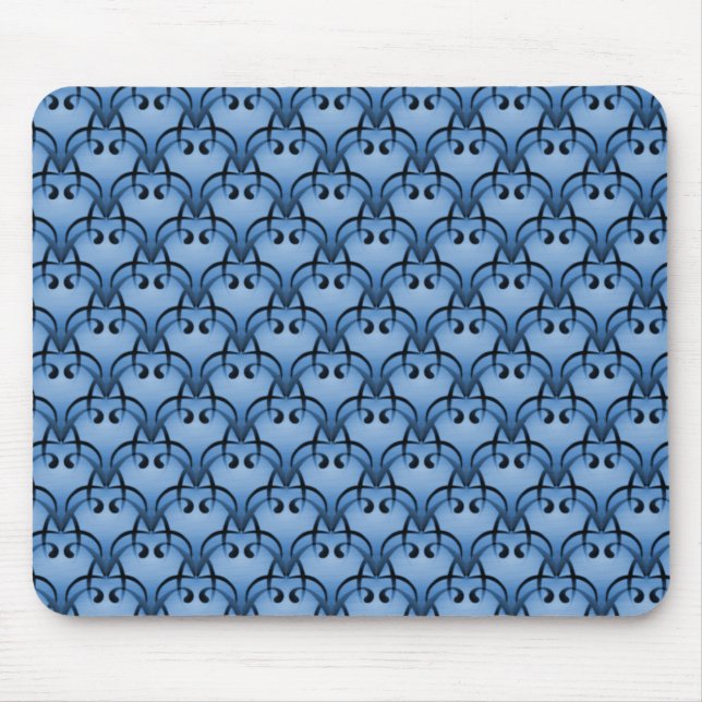 Tapis De Souris Bliss mousepad bleu doux (Devant)