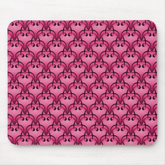 Tapis De Souris Bliss Mousepad rose vif (Devant)