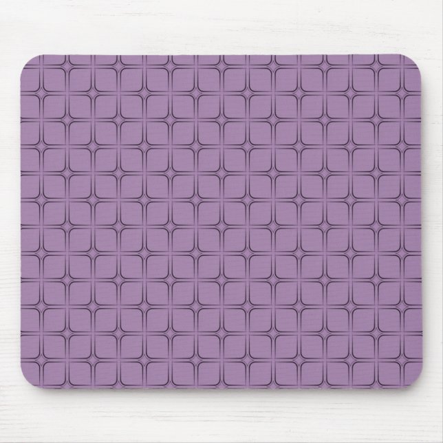 Tapis De Souris Bliss Rétro Mousepad, Lavande (Devant)