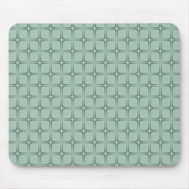 Tapis De Souris Bliss Rétro Mousepad, Sage (Devant)