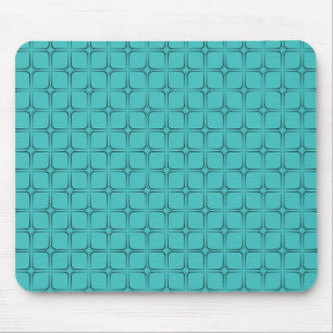 Tapis De Souris Bliss Rétro Mousepad, Turquoise