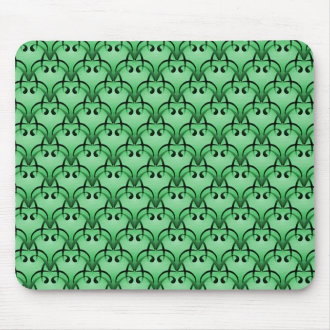 Tapis De Souris Bliss vert brillant Mousepad (Devant)