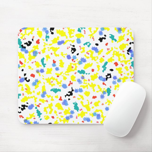 Tapis De Souris Blobs colorés (Avec souris)