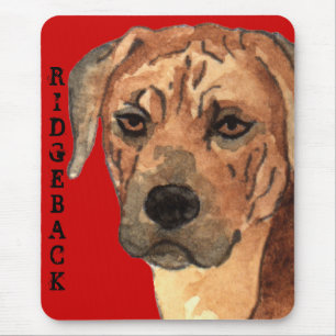 Tapis De Souris Bloc de couleur Rhodesian Ridgeback