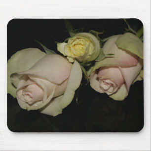 Tapis De Souris Bloc-souris avec 3 roses