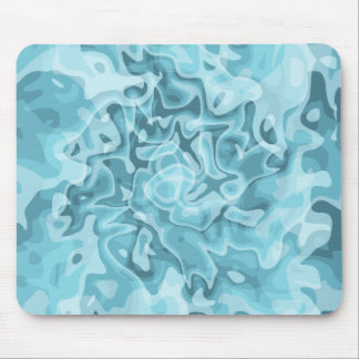 Tapis De Souris Bloc-souris design artistique bleu clair