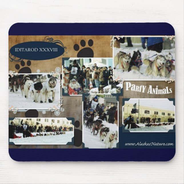 Tapis De Souris Bloc souris Iditarod 2010 (Devant)