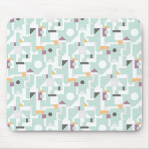 Tapis De Souris Blocs constitutifs - bleu