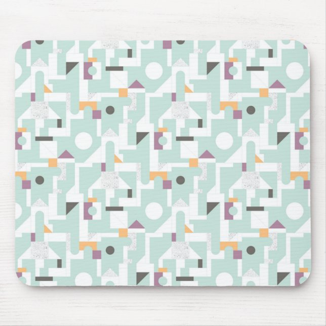 Tapis De Souris Blocs constitutifs - bleu (Devant)