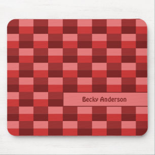 Tapis De Souris Blocs de couleur nuances rouges