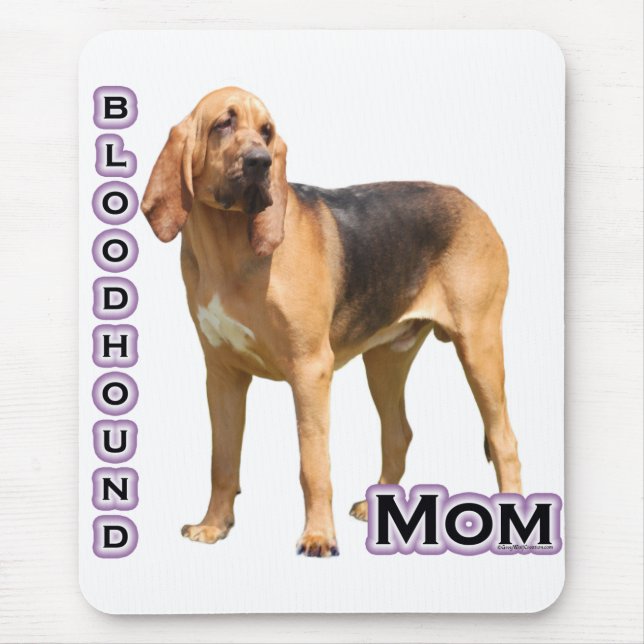 Tapis De Souris Bloodhound Maman 4 (Devant)