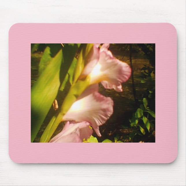 Tapis De Souris Blooms roses de juillet (Devant)