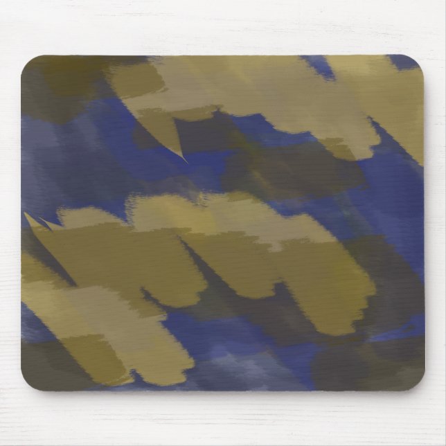 Tapis De Souris Blue and yellow abstract (Devant)