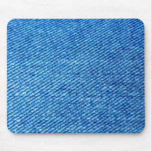 Tapis De Souris Blue Denim Texture