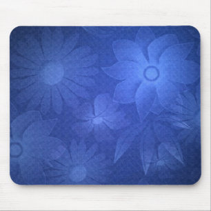 Tapis De Souris Blue Floral Deco Mousepad