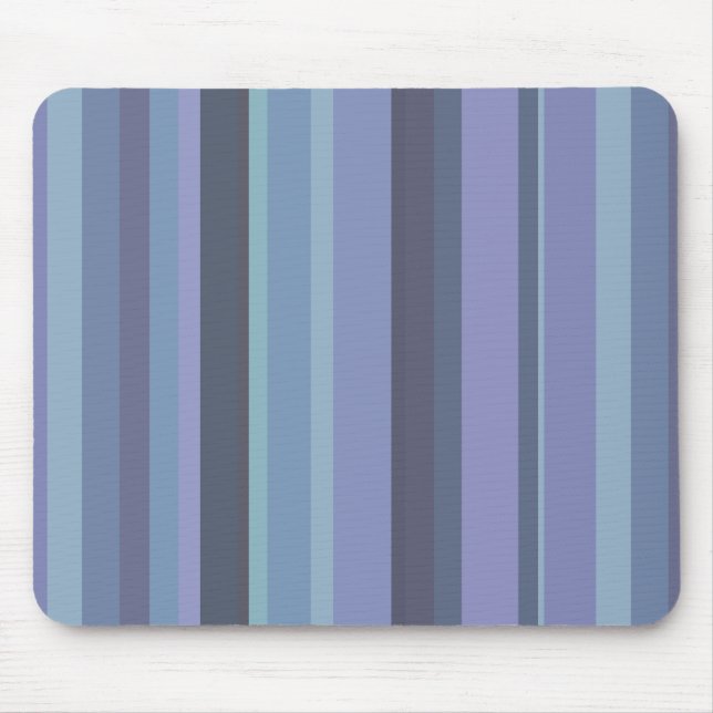Tapis De Souris Blue-grey horizontal stripes (Devant)