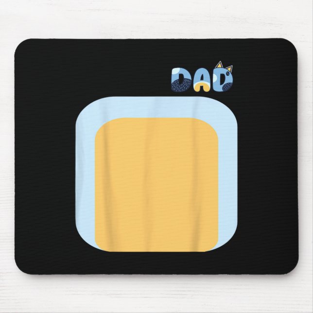 Tapis De Souris Blue Heeler Chien Papa Correspondant Costumes de f (Devant)