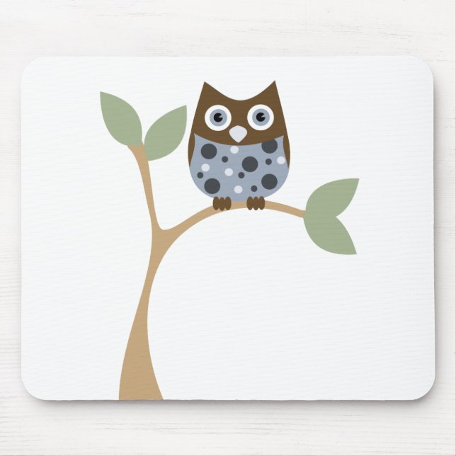Tapis De Souris Blue Owl Baby (Devant)