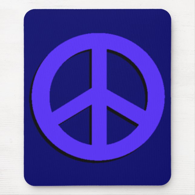 Tapis De Souris Blue Peace Mousepad (Devant)