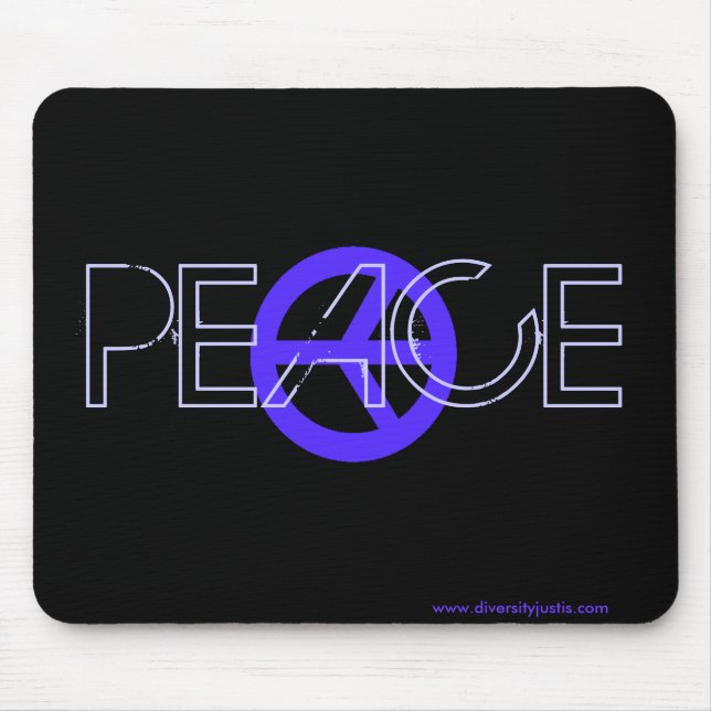 Tapis De Souris Blue Peace Mousepad (Devant)