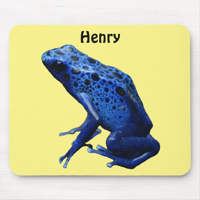 Tapis De Souris Blue Poison Dart Frog (Devant)