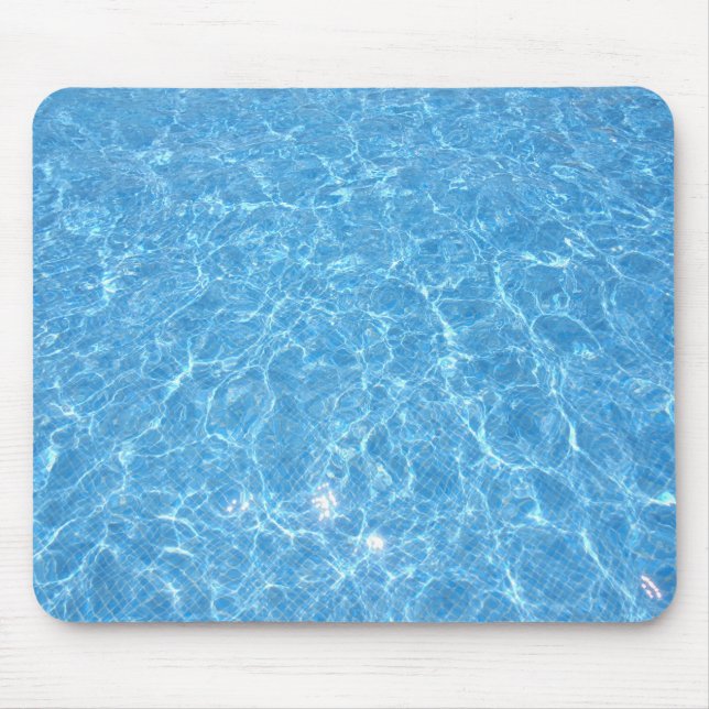 Tapis De Souris Blue Water Pool Aqua Modèle Élégant tendance (Devant)