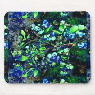 Tapis De Souris Blueberry - teinte verte