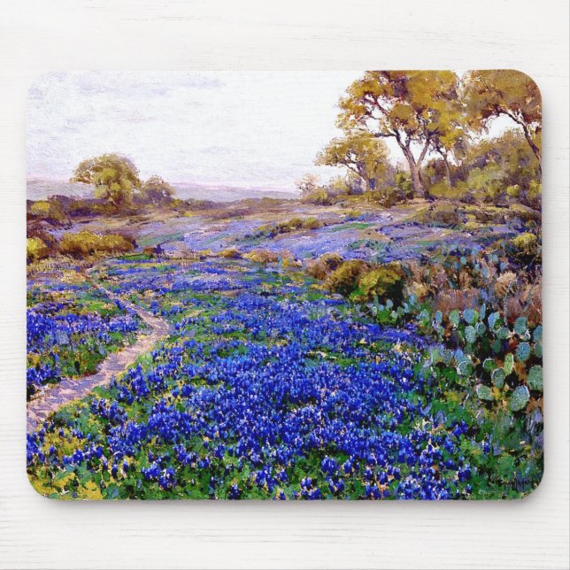 Tapis De Souris Bluebonnets at Twilight North of San Antonio, (Devant)