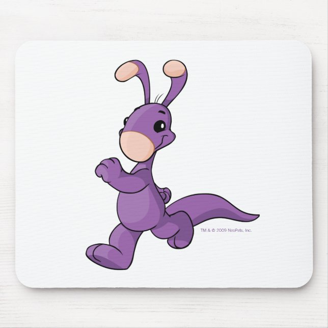 Tapis De Souris Blumaroo pourpre de marche (Devant)