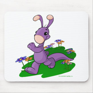 Tapis De Souris Blumaroo pourpre marchant par l'île de Roo