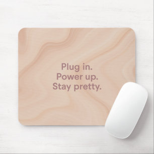 Tapis De Souris Blush & sand Plug Dans l'art IA 