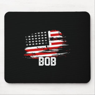 Tapis De Souris Bob Usa Drapeau Personnalisé 4 juillet Bob