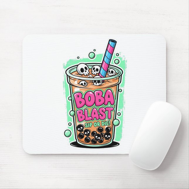 Tapis de souris Boba Blast – Sip or Die! (Avec souris)