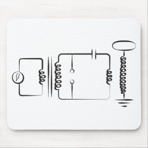 Tapis De Souris Bobine de Tesla