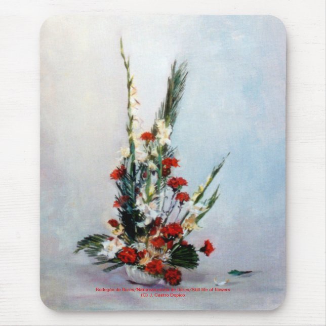 Tapis De Souris Bodegón de flores/Nature morte des fleurs (Devant)