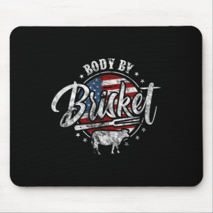 Tapis De Souris Body By Brisket Usa Drapeau Patriotique Barbeque 4