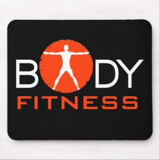 Tapis De Souris Body Madness Black Fitness Gym Junkie Mouse Pads