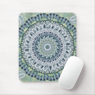 Tapis De Souris Bohème Shabby Chic Mandala Dot Art Design