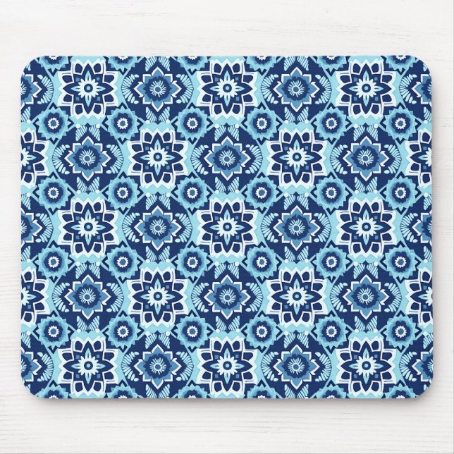 Tapis De Souris Boho Chic Mandala Motif (Devant)