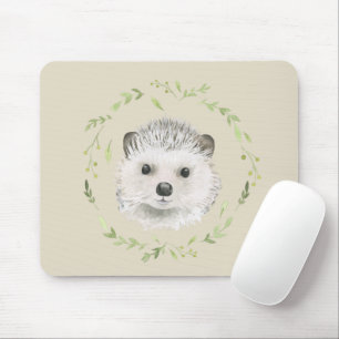 Tapis De Souris Bois Animaux Aquarelle Simple