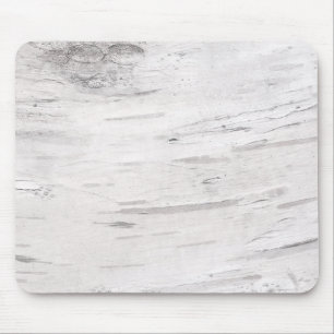 Tapis De Souris Bois de bouleau blanc Maison de ferme rustique de