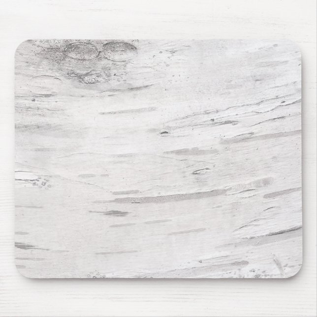 Tapis De Souris Bois de bouleau blanc Maison de ferme rustique de  (Devant)