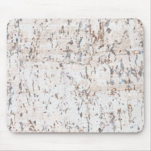 Tapis De Souris bois de liège blanc rustique