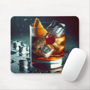 Tapis De Souris Boisson Ancien Avec Glace
