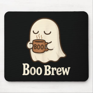 Tapis De Souris Boisson café Halloween mignonne drôle caféine B