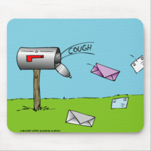 Tapis De Souris Boîte aux lettres de toux Mousepad
